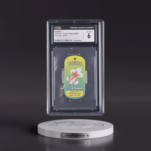 2000 Pokémon Trainer Tags (2000 Dairylea) - English #118 Goldeen (CGC 6 EX-NM)