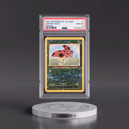 2001 Pokémon Southern Islands Promo #7 Ledyba - Holo (PSA 8 NM-MT)