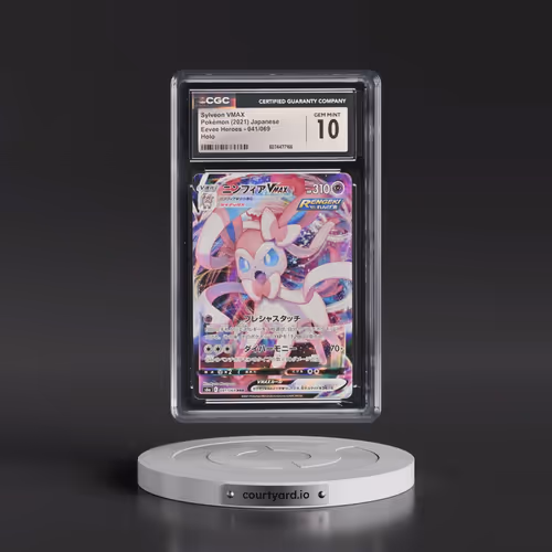 2021 Eevee Heroes #041/069 Sylveon VMAX - Holo (CGC 10 GEM MINT)