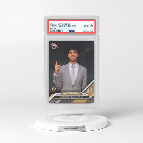 2024 Topps Now Draft #D1 Zaccharie Risacher (PSA 10 GEM MINT)