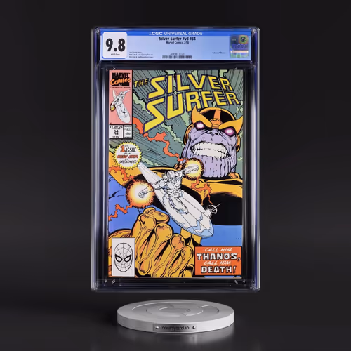 Silver Surfer #v3 #34 CGC 9.8 White Pages (Marvel Comics, 2/90) - Universal
