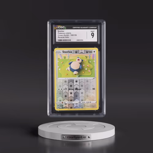2023 Crown Zenith #109/159 Snorlax - Reverse Holo (CGC 9 MINT)