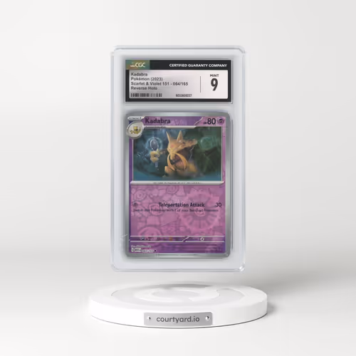 2023 Scarlet & Violet 151 - MEW EN #064/165 Kadabra - Reverse Holo (CGC 9 MINT)