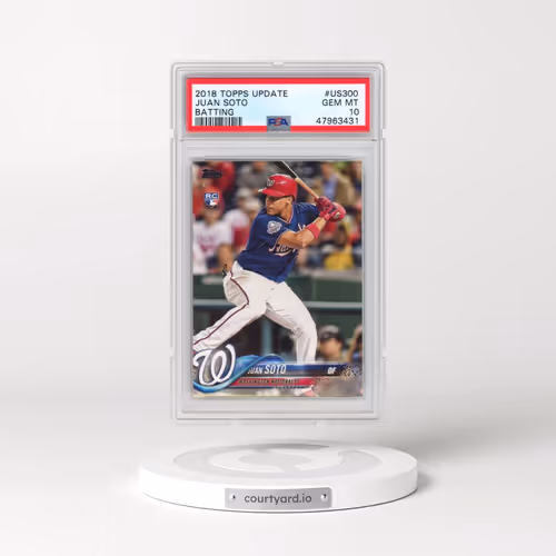 2018 Topps Update #US300 Juan Soto - Batting (PSA 10 GEM MINT)