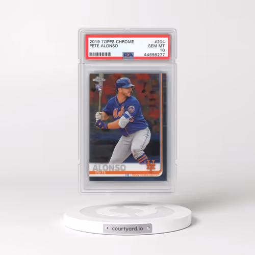 2019 Topps Chrome #204 Pete Alonso (PSA 10 GEM MINT)