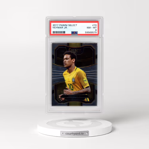 2017 Panini Select #70 Neymar Jr. (PSA 8 NM-MT)