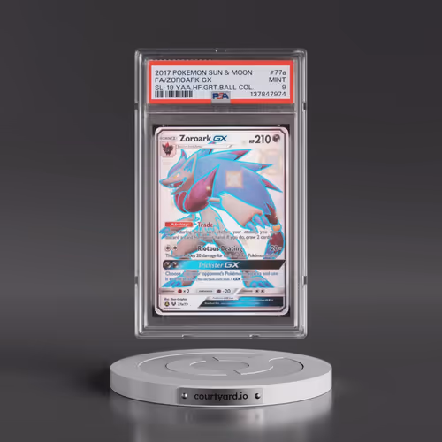 2017 Pokémon Sun & Moon Shining Legends #77a Zoroark GX - Holo Full Art 2019 Yellow A Alternate Art