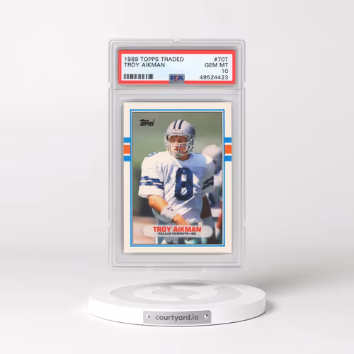1989 Topps Traded #70T Troy Aikman (PSA 10 GEM MINT)