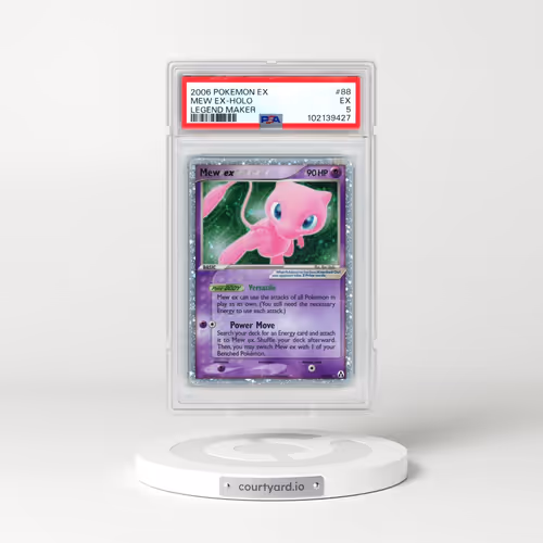 2006 Pokémon EX Legend Maker #88 Mew EX - Holo Holo (PSA 5 EX)