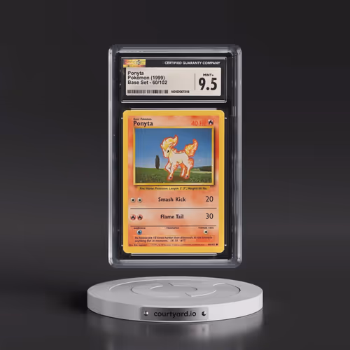 1999 Base Set #60/102 Ponyta (CGC 9.5 MINT+)