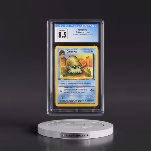 1999 Fossil #52/62 Omanyte - 1st Edition 1st Edition (CGC 8.5 NM-MT+)