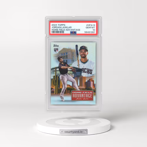 2024 Topps Home Field Advantage #HFA14 Jordan Lawlar (PSA 10 GEM MINT)