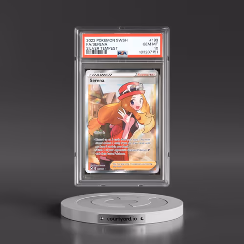 2022 Pokémon Sword & Shield Silver Tempest #193 Serena - Full Art (PSA 10 GEM MINT)