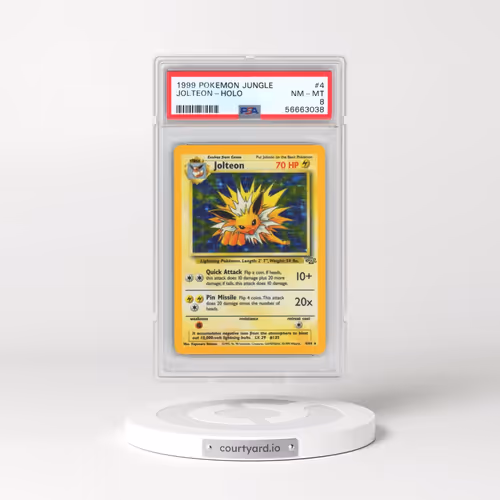 1999 Pokémon Jungle #4 Jolteon - Holo (PSA 8 NM-MT)