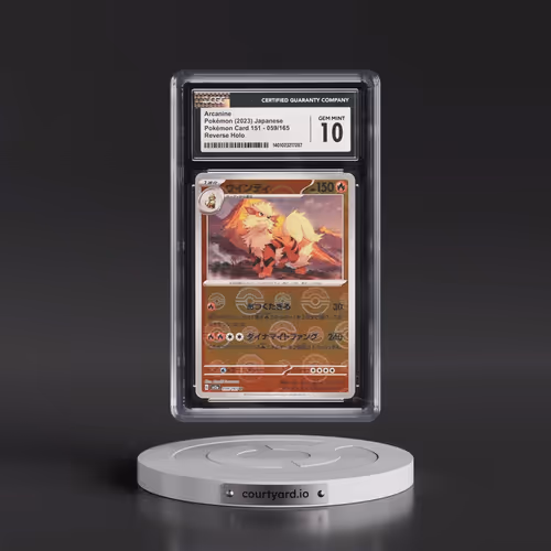 2023 Pokémon Card 151 #059/165 Arcanine - Reverse Holo Poke Ball (CGC 10 GEM MINT)