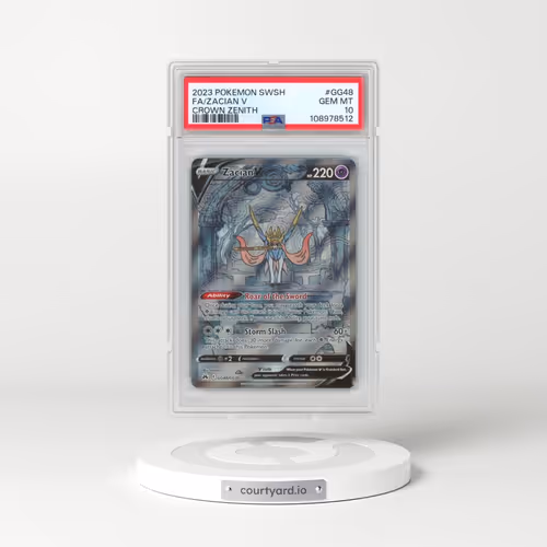 2023 Pokémon Sword and Shield Crown Zenith #GG48 Zacian V - Holo Full Art (PSA 10 GEM MINT)