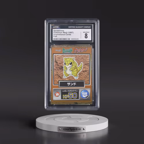 1997 Promotional Cards (1997 Type.HP.Hand Symbol) Sandshrew - Foil (CGC 8 NM-MT)