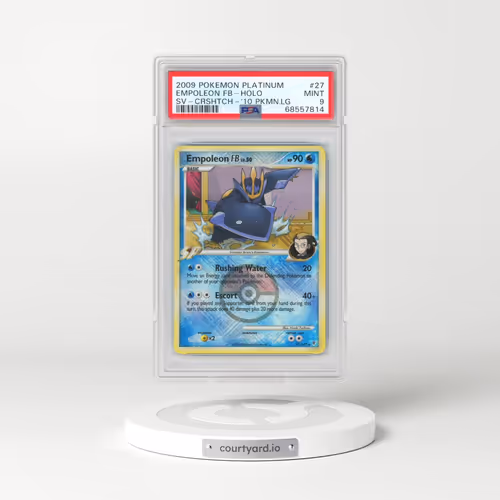 2009 Pokémon Platinum Supreme Victors #27 Empoleon FB - Holo Crosshatch-2010 Pokemon League (PSA 9 M