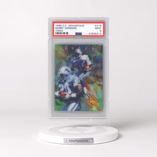 1996 Collector's Edge Advantage Video #V18 Barry Sanders - Video (PSA 9 MINT)