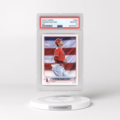 2022 Topps #660 Shohei Ohtani - Series 2-SP (PSA 10 GEM MINT)