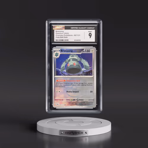 2024 Prismatic Evolutions - PRE EN #067/131 Bronzong - Poké Ball Holo (CGC 9 MINT)