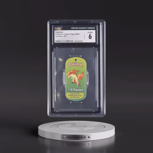 2000 Pokémon Trainer Tags (2000 Dairylea) - English #78 Rapidash (CGC 6 EX-NM)