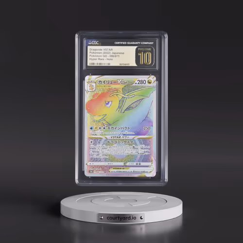 2022 Pokémon GO #086/071 Dragonite VSTAR - Hyper Rare Holo (CGC 10 PRISTINE)
