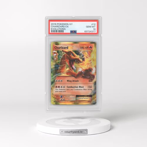 2016 Pokémon XY Evolutions #12 Charizard EX - Holo (PSA 10 GEM MINT)