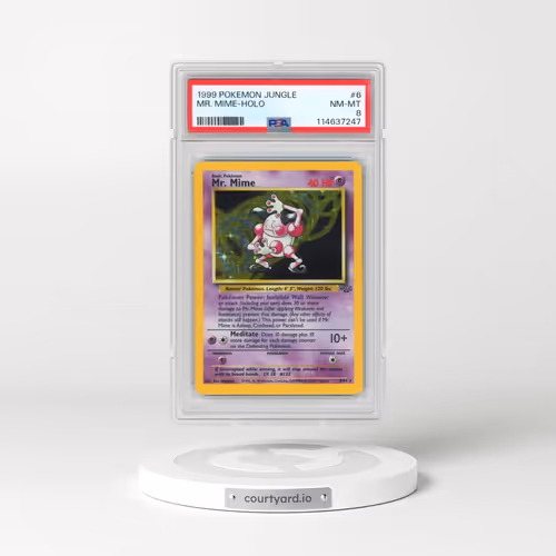 1999 Pokémon Jungle #6 Mr. Mime - Holo (PSA 8 NM-MT)