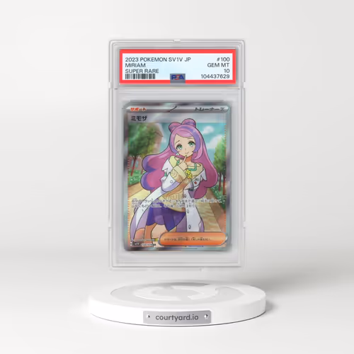 2023 Pokémon Sv1v-Violet EX #100 Miriam - Super Rare (PSA 10 GEM MINT)