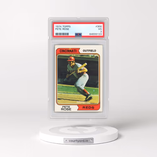 1974 Topps #300 Pete Rose (PSA 3 VG)