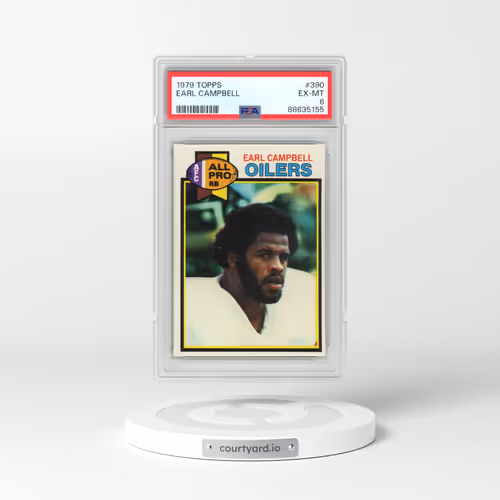 1979 Topps #390 Earl Campbell (PSA 6 EX-MT)