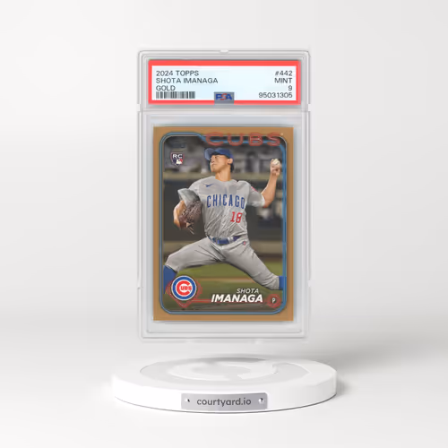 2024 Topps #442 Shota Imanaga - Gold (PSA 9 MINT)