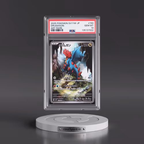 2025 Pokémon Sv11w-White Flare #150 Druddigon - Art Rare (PSA 10 GEM MINT)