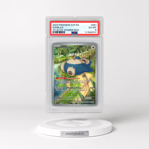 2023 Pokémon Svp EN-SV Black Star Promo #051 Snorlax - 151 Elite Trainer Box (PSA 6 EX-MT)