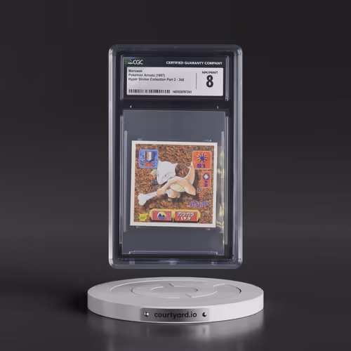 1997 Hyper Sticker Collection Part 2 (1997) #308 Marowak (CGC 8 NM-MT)