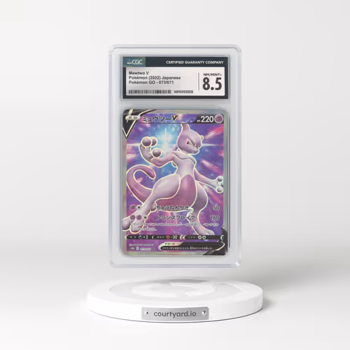 2022 Pokémon GO #073/071 Mewtwo V - Holo (CGC 8.5 NM-MT+)