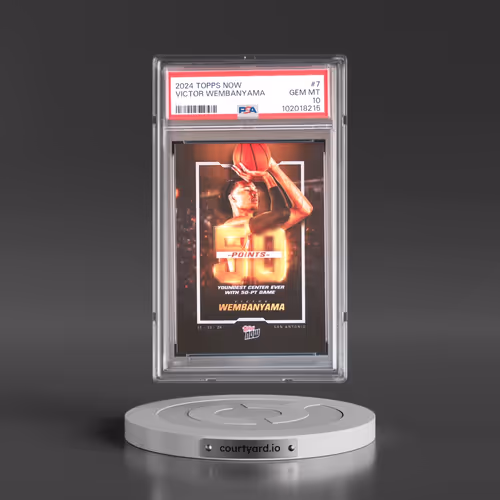 2024 Topps Now #7 Victor Wembanyama (PSA 10 GEM MINT)