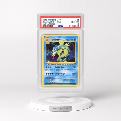 2016 Pokémon XY Evolutions #34 Gyarados - Holo (PSA 10 GEM MINT)