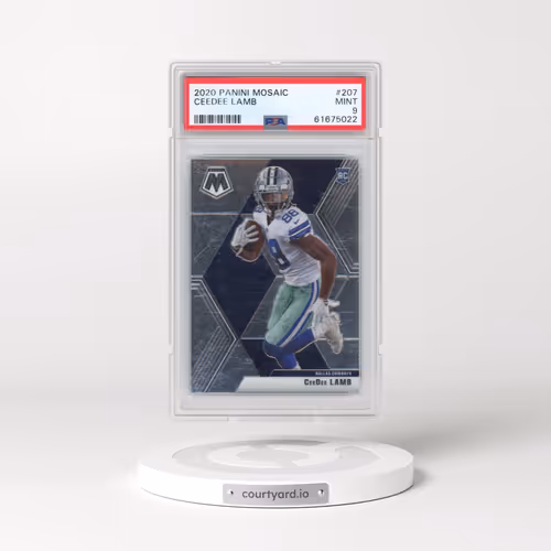 2020 Panini Mosaic #207 Ceedee Lamb (PSA 9 MINT)