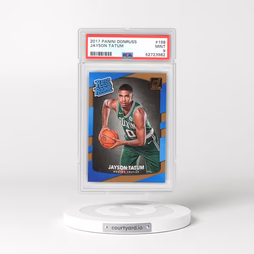 2017 Panini Donruss #198 Jayson Tatum (PSA 9 MINT)