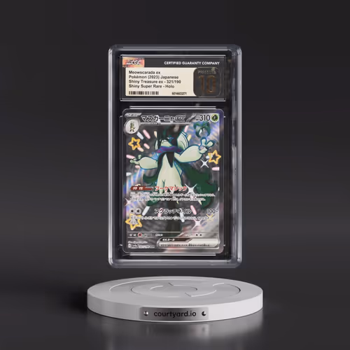 2023 Shiny Treasure ex #321/190 Meowscarada ex - Shiny Super Rare Holo (CGC 10 PRISTINE)