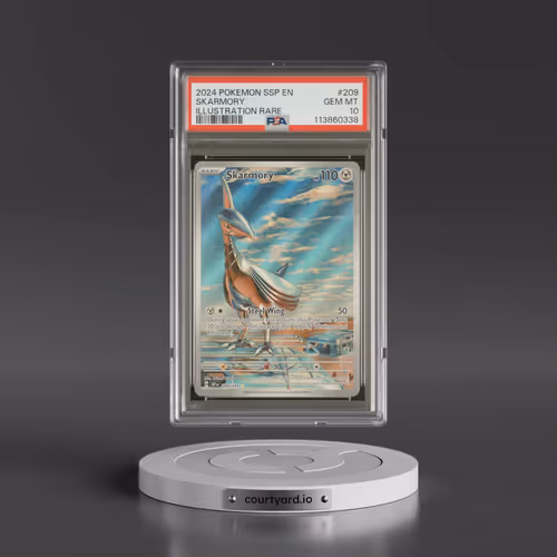 2024 Pokémon Ssp EN-Surging Sparks #209 Skarmory - Illustration Rare (PSA 10 GEM MINT)