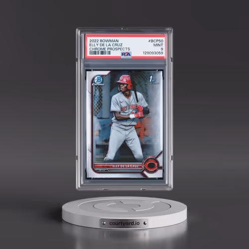 2022 Bowman Chrome Prospects #BCP50 Elly de La Cruz (PSA 9 MINT)