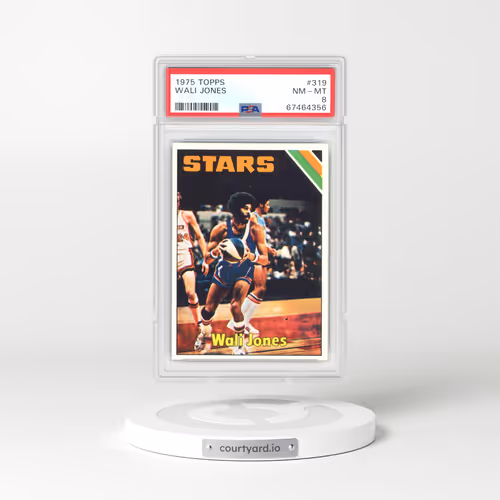 1975 Topps #319 Wali Jones (PSA 8 NM-MT)