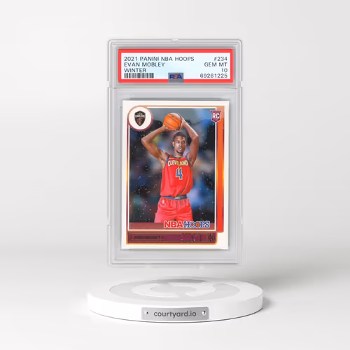 2021 Panini NBA Hoops #234 Evan Mobley - Winter (PSA 10 GEM MINT)