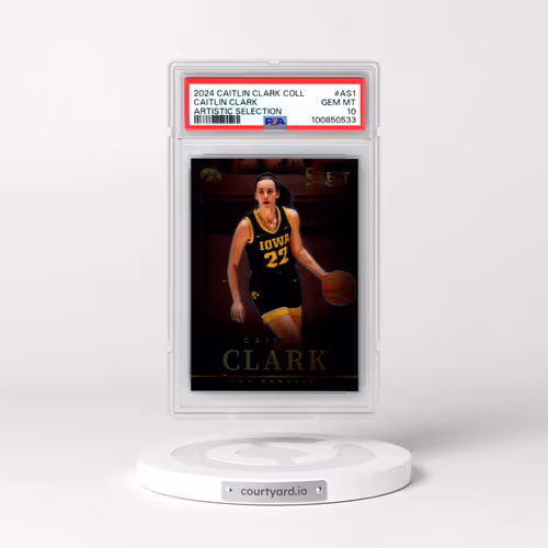 2024 Panini Caitlin Clark Collection Artistic Selection #AS1 Caitlin Clark (PSA 10 GEM MINT)