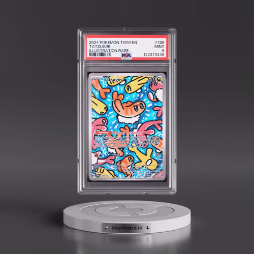 2024 Pokémon Twm EN-Twilight Masquerade #186 Tatsugiri - Illustration Rare (PSA 9 MINT)