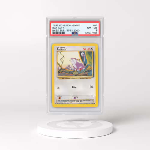1999 Base Set #61 Rattata (PSA 8 NM-MT)