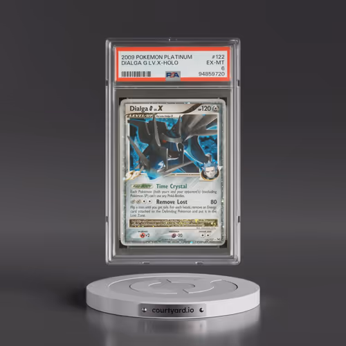 2009 Pokémon Platinum #122 Dialga G LV.X - Holo (PSA 6 EX-MT)